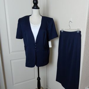 NWT Pride & Joy women's 2 piece skirt suit